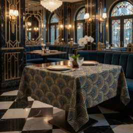 Toalha De Mesa Tablecloth do Padrão de Arco do Bordado Retro