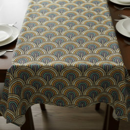 Toalha De Mesa Tablecloth do Padrão de Arco do Bordado Retro