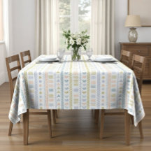 Tablecloth do Padrão Folclórico Escandinavo