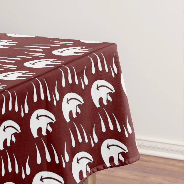 Toalha De Mesa Tablecloth do Urso Tribal (Posição Original)