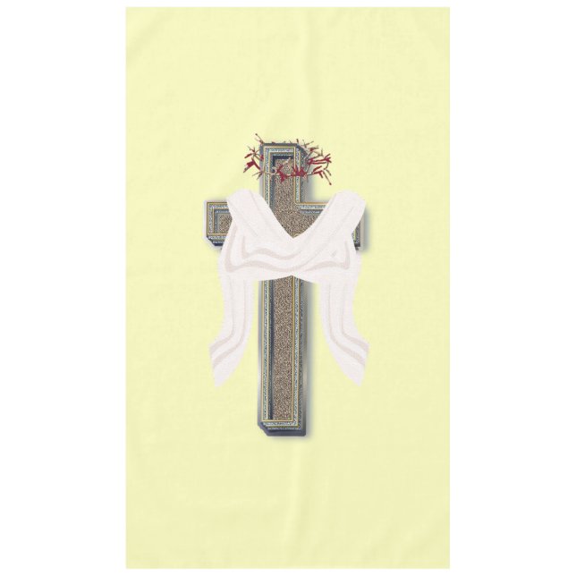 Toalha De Mesa Tablecloth Doméstico Linen Amarelo Fundo (Frente)