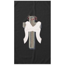 Toalha De Mesa Tablecloth Doméstico Linen Black Fundo