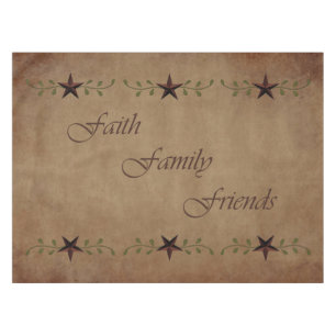Toalha De Mesa Tablecloth dos amigos da família da fé