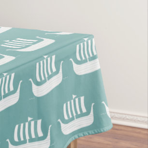 Toalha De Mesa Tablecloth dos navios de Viking