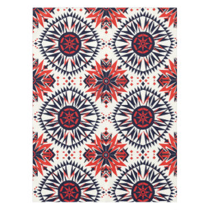 Toalha De Mesa Tablecloth Elegante Cyan "Cosmic Interlock" de Alg