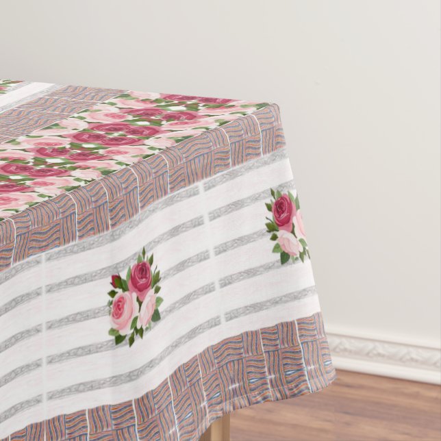 Toalha De Mesa Tablecloth Floral (Posição Original)