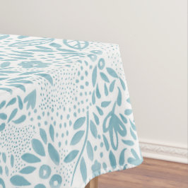 Toalha De Mesa Tablecloth Floral Belle Blue