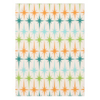 Tablecloth geométrico de Starbursts do vintage