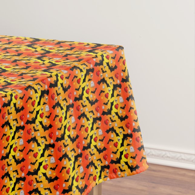 Toalha De Mesa Tablecloth Halloween (Posição Original)