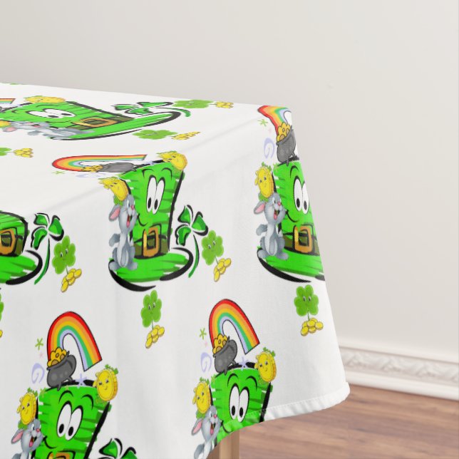 Toalha De Mesa Tablecloth Happy Saint Patrick's Day Rabbit (Posição Original)