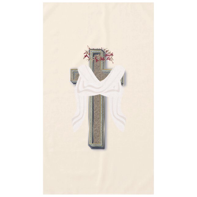 Toalha De Mesa Tablecloth Household Linen Beige Fundo (Frente)