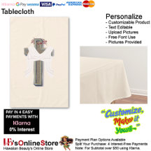 Tablecloth Household Linen Beige Fundo