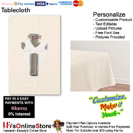 Toalha De Mesa Tablecloth Household Linen Beige Fundo