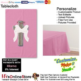 Toalha De Mesa Tablecloth Household Linen Pink Background