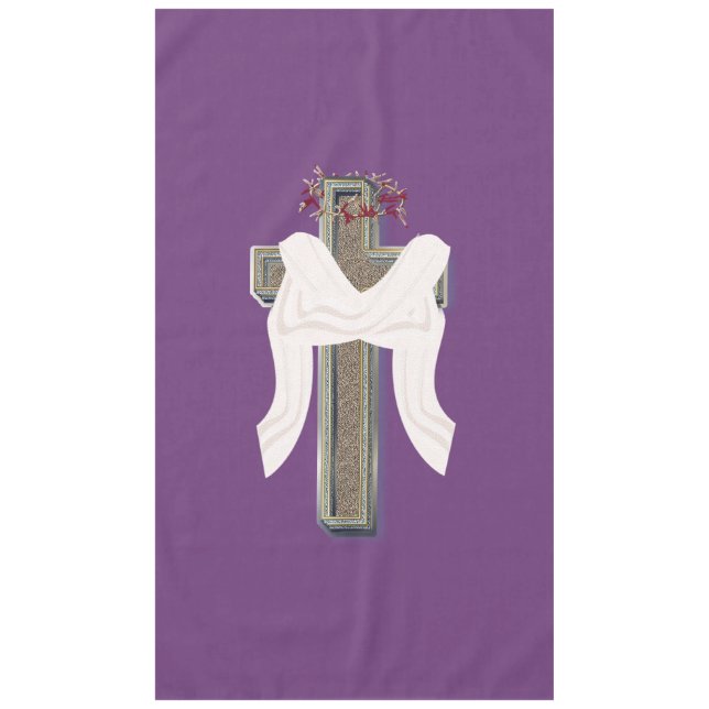 Toalha De Mesa Tablecloth Household Linen Purple Background (Frente)