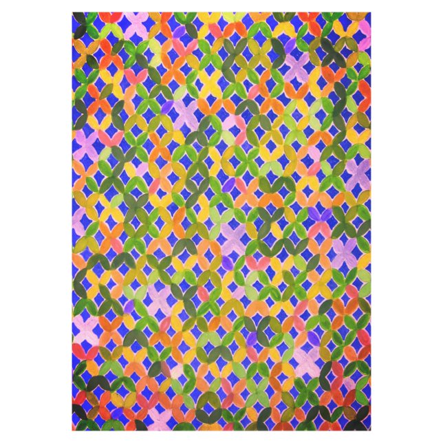 Toalha De Mesa Tablecloth Mosaico do Mediterrâneo (Frente)