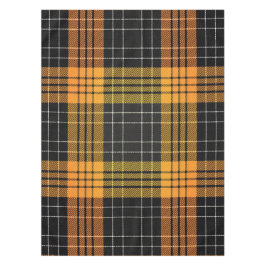 Toalha De Mesa Tablecloth Orange Xadrez de Halloween Preto