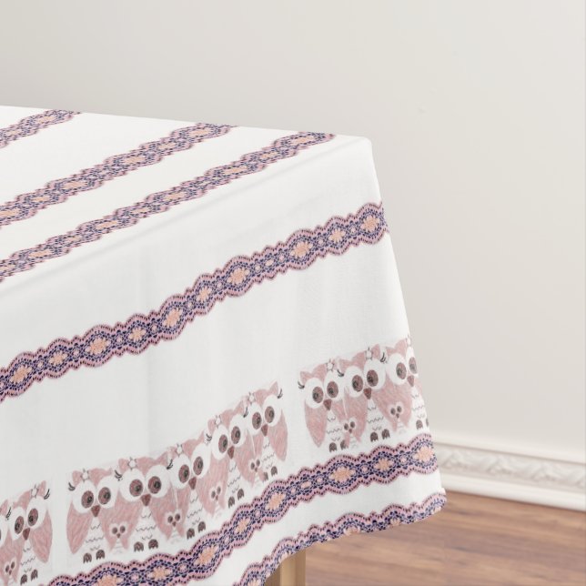 Toalha De Mesa Tablecloth Owl (Posição Original)