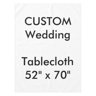 Toalha De Mesa Tablecloth personalizada de 52" x 70"