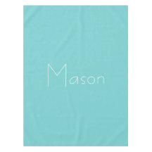 Tablecloth Personalizada do Céu Teal