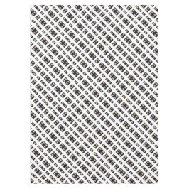 Toalha De Mesa Tablecloth preto Dourado abstrato de Windows