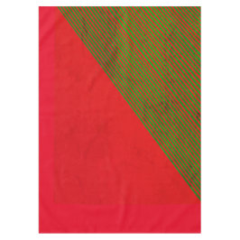 Toalha De Mesa Tablecloth Red and Green Stripe