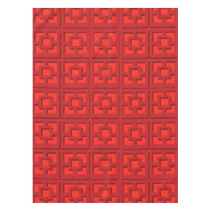 Toalha De Mesa Tablecloth Red Trellis