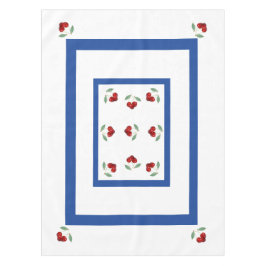 Toalha De Mesa Tablecloth retro das cerejas
