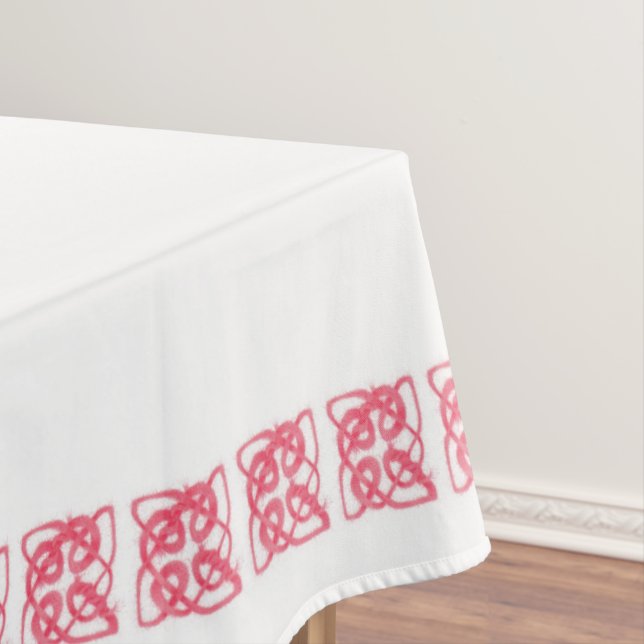 Toalha De Mesa Tablecloth ROSA CELTIC KNOT 52x70 (Posição Original)