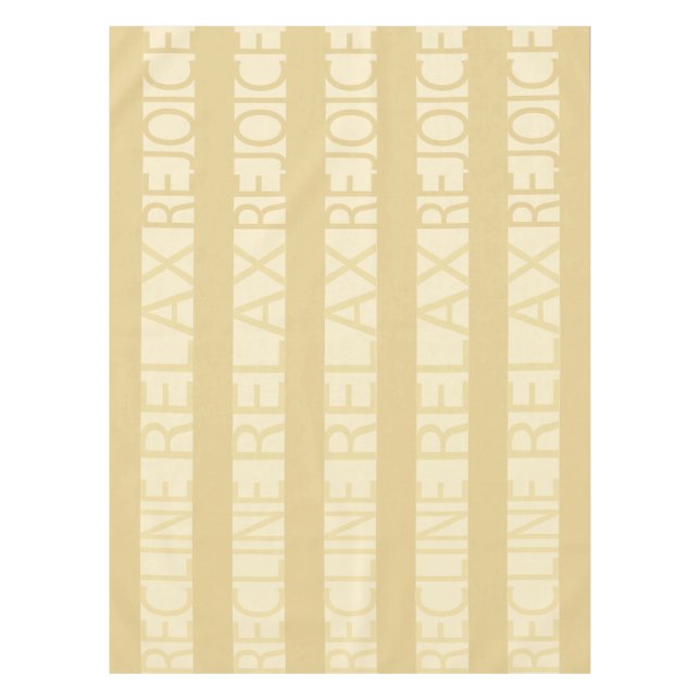 Toalha De Mesa Tablecloth "RRR/Tans" de Passover 52/70" (Frente)