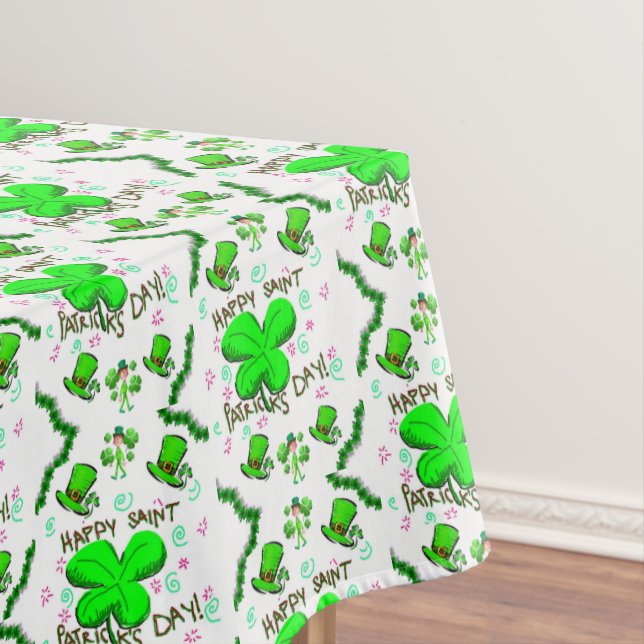Toalha De Mesa Tablecloth Saint Patrick's Day (Posição Original)
