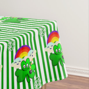 Toalha De Mesa Tablecloth Saint Patrick's Day Clover