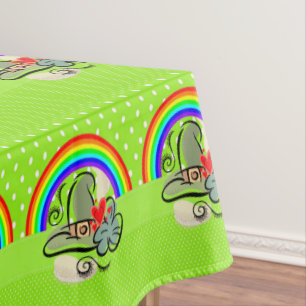 Toalha De Mesa Tablecloth Saint Patrick's Day Rainbow