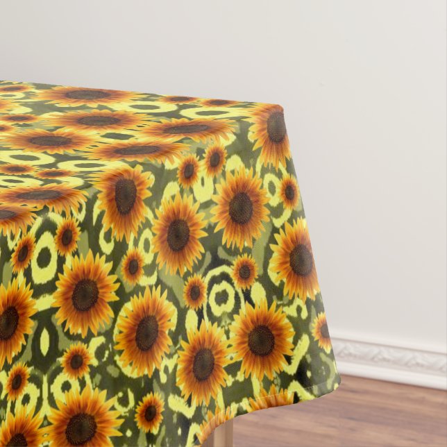 Toalha De Mesa Tablecloth Sunflower (Posição Original)
