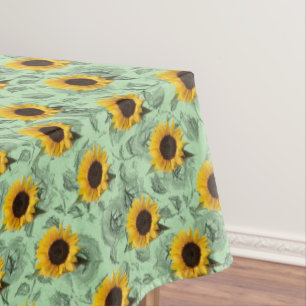 Toalha De Mesa Tablecloth Sunflower