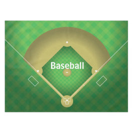 Toalha De Mesa Tableloth de Design de Baseball Diamond
