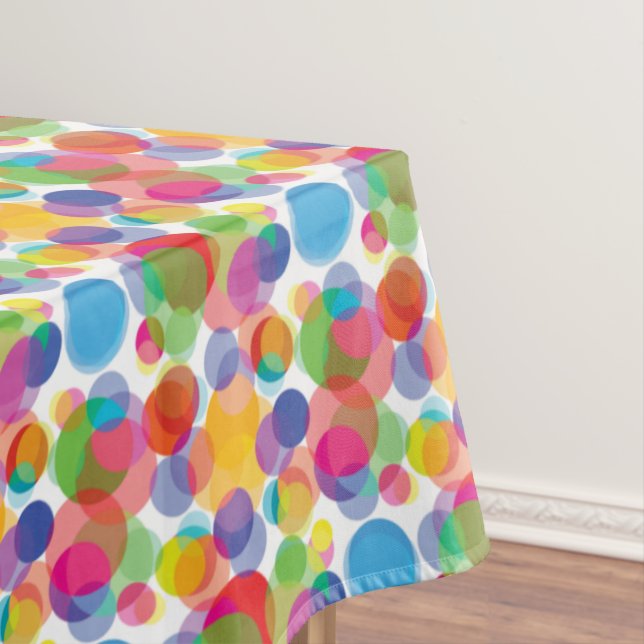 Toalha De Mesa Tablet Colortive Circle Pattern (Posição Original)