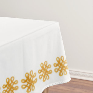 Toalha De Mesa Tablet Dourado CELTIC KNOT 60 x104