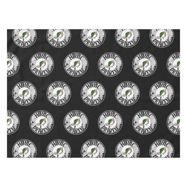 Toalha De Mesa Tablet movida por música (Frente (Horizontal))