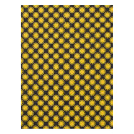 Toalha De Mesa Tablete, Amarelo Laranja Caleidoscópio Flor