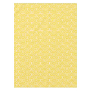Toalha De Mesa Tablete Amarelo MCM Tulip