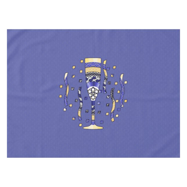 Toalha De Mesa Tablete de Brinde de Ano Novo (Frente (Horizontal))