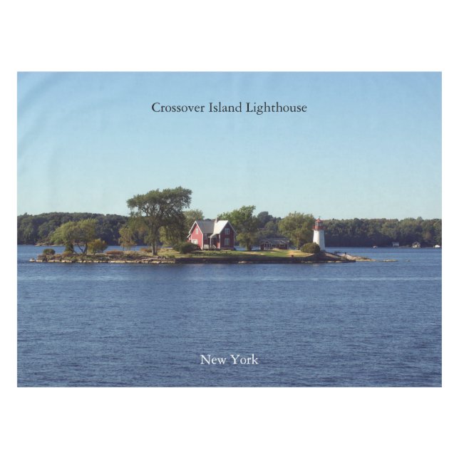 Toalha De Mesa Tablete de Farol da Ilha Crossover (Frente (Horizontal))