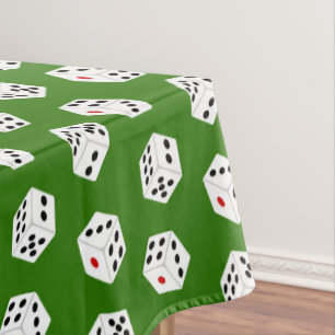 Toalha De Mesa Tablete de festas de padrões de dados de jogo