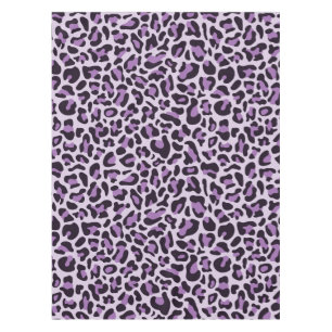 Toalha De Mesa Tablete de Impressão do Leopardo Roxo