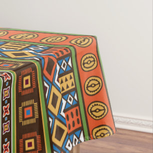 Toalha De Mesa Tablete de jantar com padrão africano Tribal
