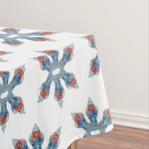 Toalha De Mesa Tablete Ginger Jar Pintado de Natal