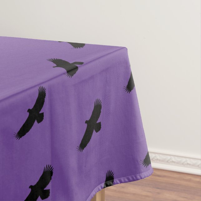 Toalha De Mesa Tablete Roxo com Águias - Cores Personalizadas (Posição Original)