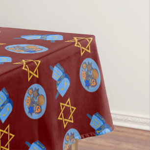 Toalha De Mesa Tabula de Mesa de Hanukkah Kid