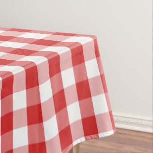 Toalha De Mesa Tabuleiro de damas vermelho do Tablecloth "60x84"